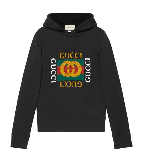 gucci hoodie vintage logo|Gucci hoodie reflective.